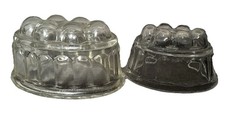 Vintage glass jelly moulds - glass,