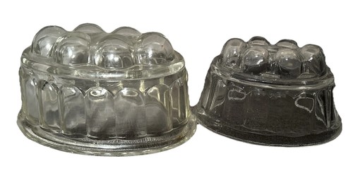 Vintage glass jelly - jelly, moulds