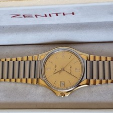 ZENITH Vintage Gents Port Royal Quartz Date Watch, Working.