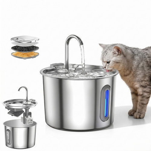 Pet water fountain - 2.2l, cat