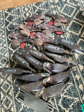 6 x fud pigeon decoys, 12 neoprene photo realistic pigeon decoys + mount sticks