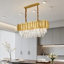 Modern crystal hanging lamp - modern,