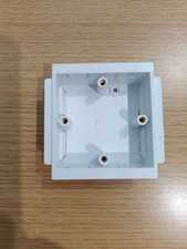 Marshall Tufflex 1 Gang 30mm Outlet Box White for Odyssey Trunking X 16