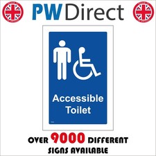 SIGN MALE DISABLED ACCESSIBLE