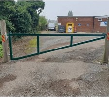 Steel carpark/farm entrance