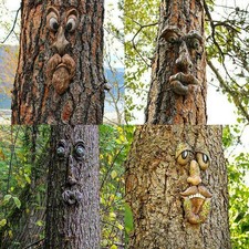 Tree Face Birdhouse Outdoor
