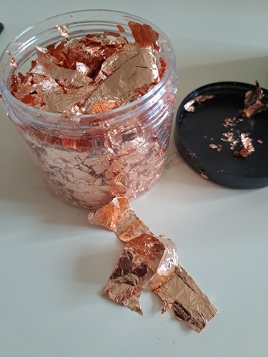Copper kettle gilding flakes - flakes, +