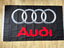 MASSIVE AUDI FLAG 5"x3" (150x90cm) GREAT GIFT FOR AUDI DRIVER / ENTHUSIAST