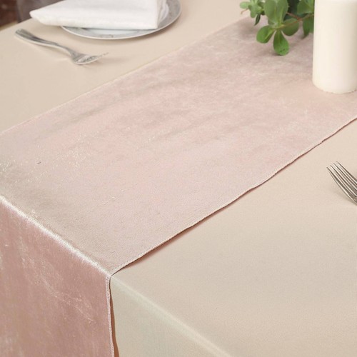 Blush rose gold velvet table - blush,