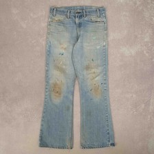 Levi's Vintage Flared Fit Painter Jeans W30 L32 Men's Light Blue Denim