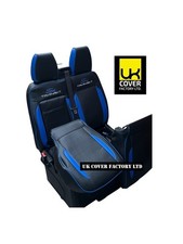 VAN SEAT COVERS 4 FORD TRANSIT CUSTOM/MK8/JUMBO MADE WITH FORD TRANSIT 3A24FT
