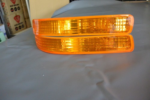 Jdm amber bumper lights - lights, lense