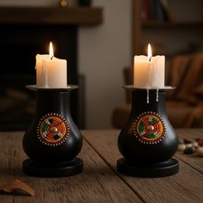 Pair of Cone Shaped Candle