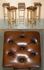 SIX FINE VINTAGE ENGLISH OAK