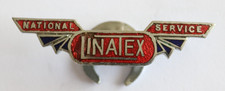 LINATEX National Service Enamel Buttonhole Badge.