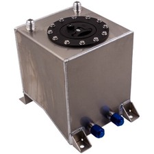 Universal Polished Lightweight Aluminum 10L / 2.5 Gallon Fuel Cell Tank