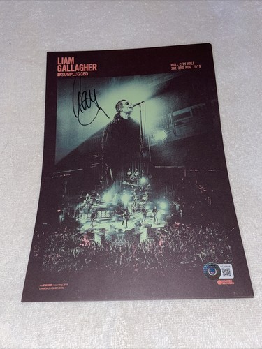 Liam gallagher beckett signed - liam,