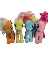 My Little Pony Teddy Bundle, Apple Jack,Rainbow Dash,Pinkie Pie,Fluttershy