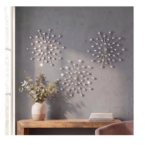 Pack silver metal - metal, sunburst