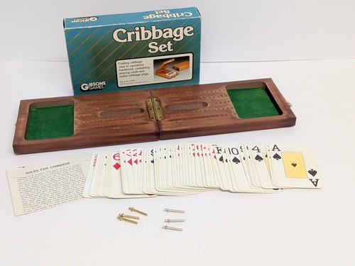Gibsons cribbage set - set,, folding