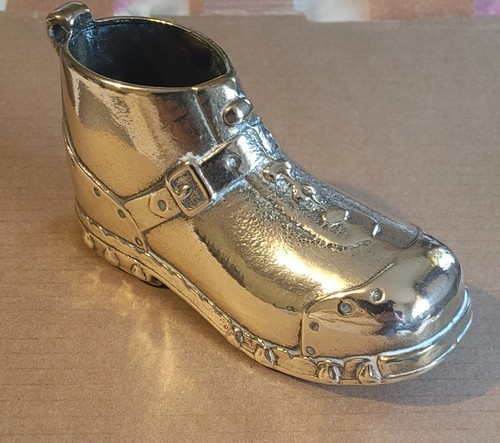 Vintage gold solid brass - solid,