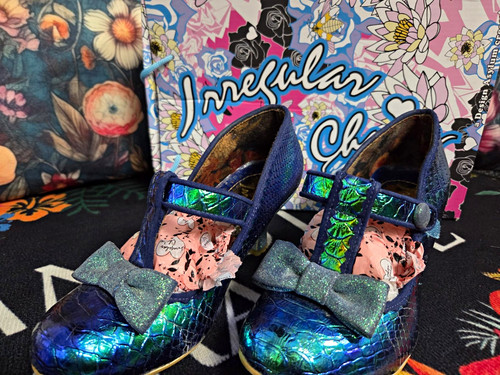 Irregular choice blue green - irregular,