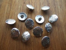 Pewter buttons lead free 15mm