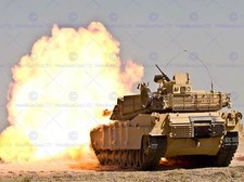 War Army Vehicle Transport Tank Armoured Shoot Fire Flame Cool Print Bb3441A