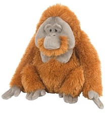 NEW PLUSH WILD REPUBLIC 12" CUDDLEKINS MALE ORANGUTAN CUDDLY SOFT TOY TEDDY