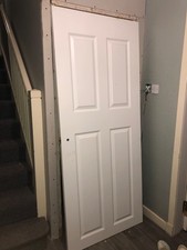 Excellent 4 Panel White Primed