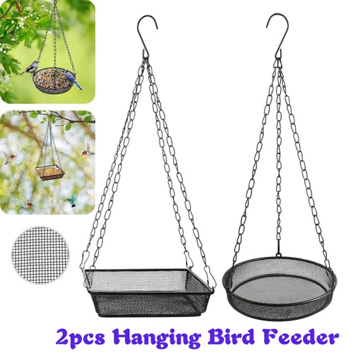 2pcs metal hanging bird - 2pcs, feeder
