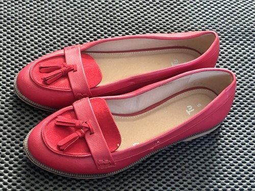 Red leather suede - tu,