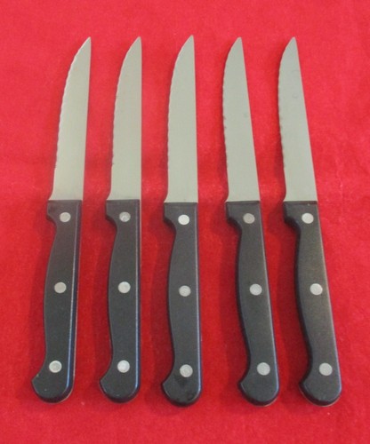 Ikea black handled steak - handled,