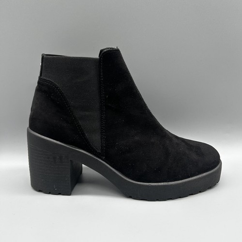 Topshop ankle boots faux suede - boots,