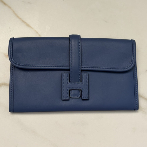 Hermès blue leather - blue,