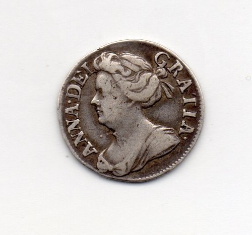 1713 maundy twopence anne - 1713, twopence,