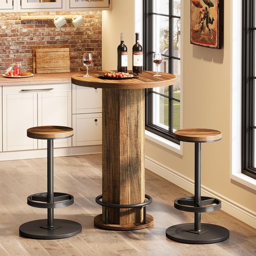 Round bar table - round, 2