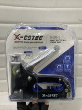 X-Cotec Staple Gun Heavy Duty Tacker Stapler 3in1 Upholstery Nail Gun x600