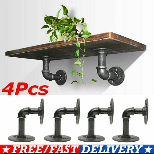 Pipe shelf brackets - 4x,