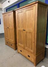  Oak  2x  Wardrobe DELIVERY TAKES UPTO 7 To 10 DAYS