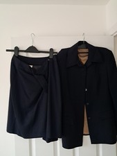 VintageNext Ladies navy pencil skirt suit (suit jacket + 2 skirts)