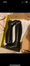Tuffa Black Horse Riding Boots Size 6 Ladies Equestrian