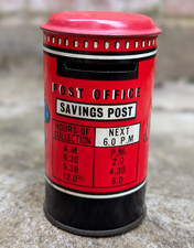 Vtg British Red Post Box 1977