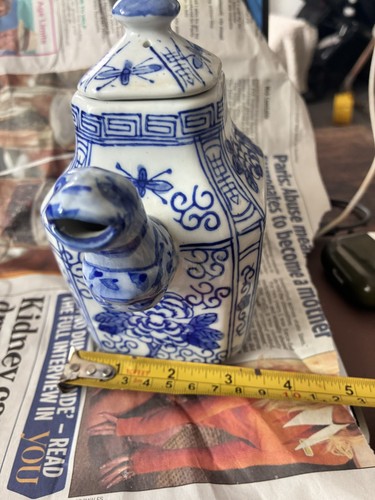 Vintage chinese blue white - vintage, &