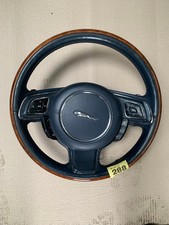 JAGUAR XJ X351 HEATED WOODEN STEERING WHEEL AUTO PADDLES 2009-2020