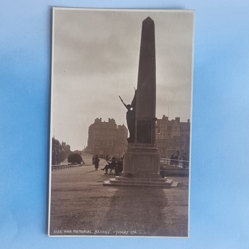 Bexhill ww1 military postcard - ww1,