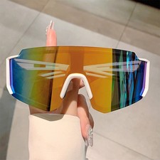 Oversized Outdoor Sport Goggles - Anti-glare Ski Snowboard Vintage Sunglasses