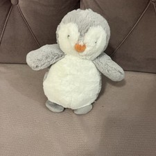 Grey Penguin Plushy Stuffed Animal