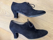 Ladies Werner Kern Olivia Suede Comfort Ballroom Dance Shoes, Size 5.5