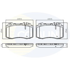 Brake Pads Set For Mercedes